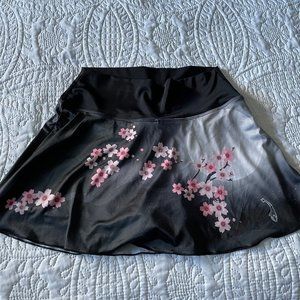Lacoa cherry blossoms tennis skirt - L, free shipping